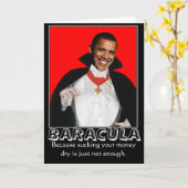 Baracula Halloween Karten (Gelbe Blume)