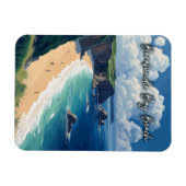 Barafundle Bay Beach Wales Magnet (Horizontal)