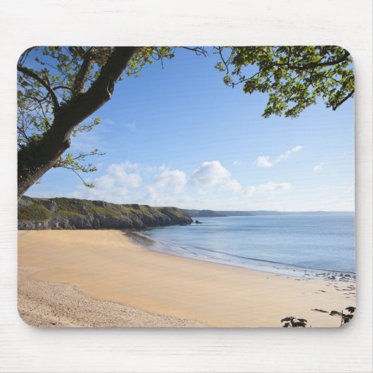 Barafundle Bay Pembroke Pembrokeshire Coast Mousepad (Vorne)