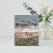 Barafundle Bay Pembrokeshire Wales Landschaftsbild Postkarte (Stehend Vorderseite)