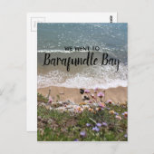 Barafundle Bay Pembrokeshire Wales Landschaftsbild Postkarte (Vorne/Hinten)