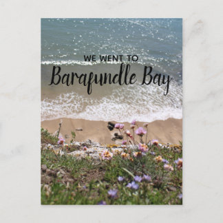 Barafundle Bay Pembrokeshire Wales Landschaftsbild Postkarte