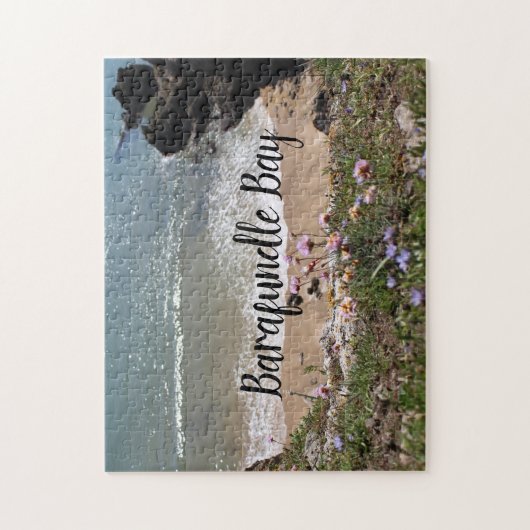 Barafundle Bay Pembrokeshire Wales Landschaftsbild Puzzle (Vertikal)