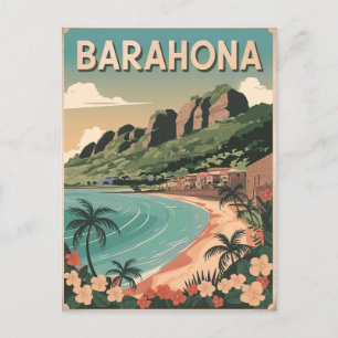 Barahona Dominikanische Republik Vintage Postkarte