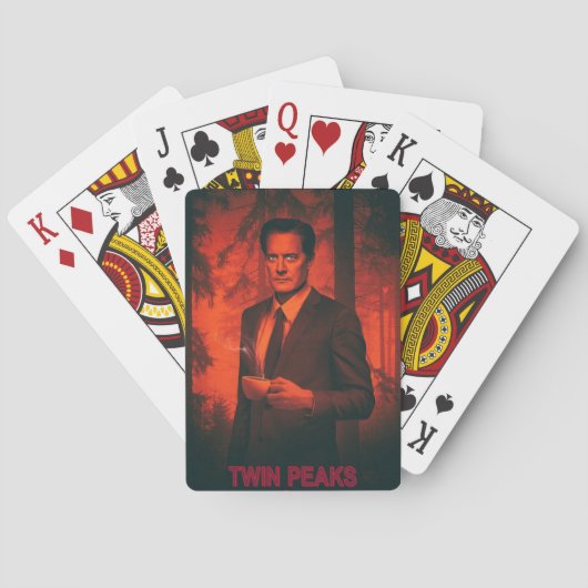 Baraja De Cartas Bicycle Elegantes twin peaks bloo Spielkarten (Rückseite)