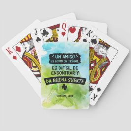 Baraja de cartas para una amistad spielkarten