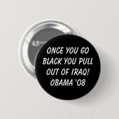 Barak Obama Button (Vorne & Hinten)