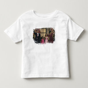 Barak Obama Familie winkt am letzten Abend Kleinkind T-shirt
