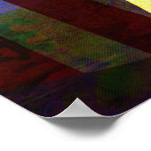 Barak Obama Patriotic Poster (Ecke)