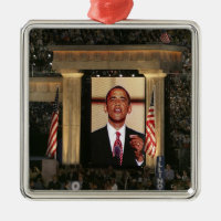 Barak Obama spricht am gestern Abend von