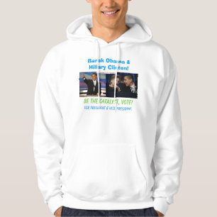 Barak Obama und Hillary Clinton Hoodie