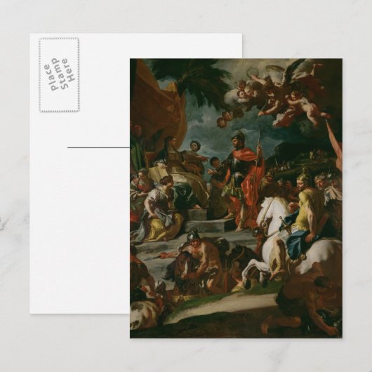 Barak und Deborah Postkarte (Vorne/Hinten)