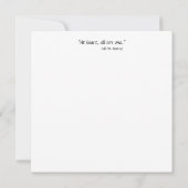 Baraka und Ja! Karte (Rückseite)