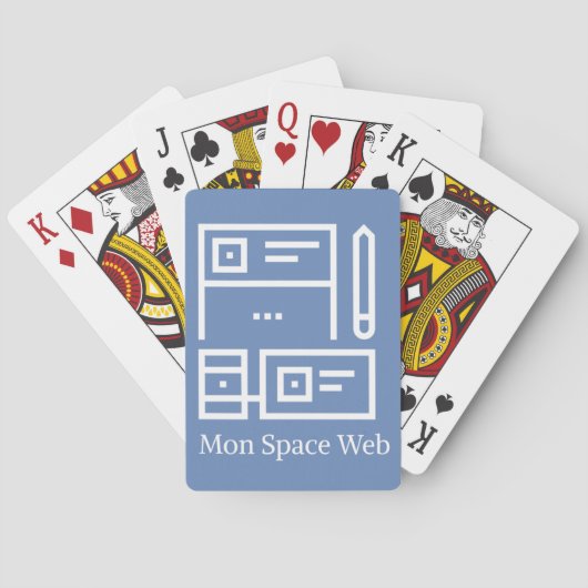Baralho Mon Space Web Spielkarten (Rückseite)
