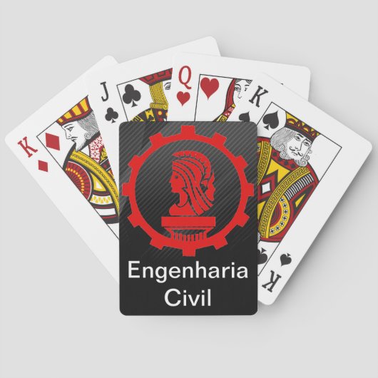 Baralho Poker Engenharia Civil Spielkarten (Rückseite)
