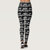Barang ♦ Ausländer in Khmer-Sprachschreiber ♦ Leggings (Rückseite)