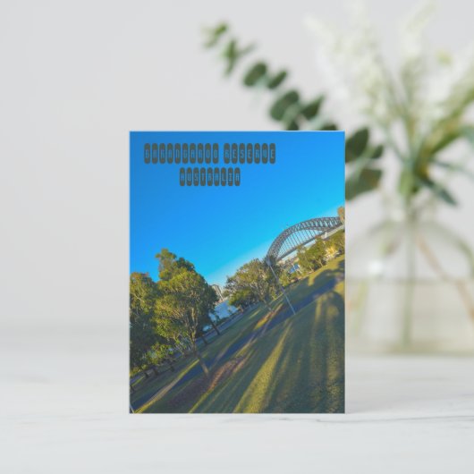 Barangaroo-Reserve Postkarte (Stehend Vorderseite)