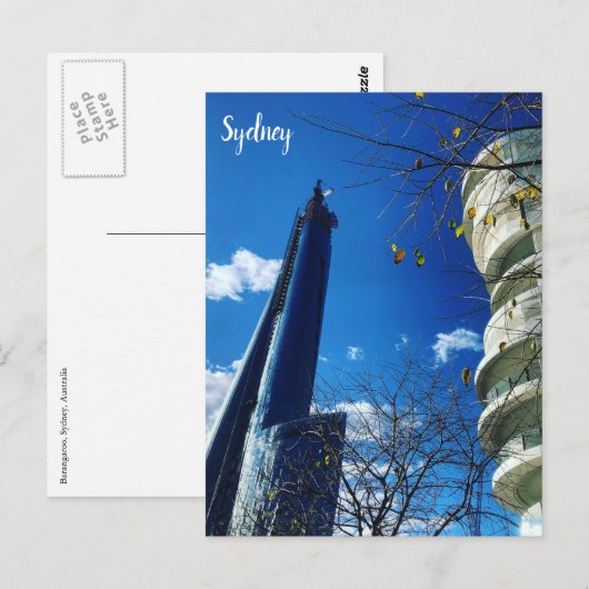 Barangaroo Sydney Postkarte (Vorne/Hinten)
