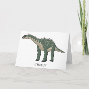 Barapasaurus Cartoon-Illustration  Karte