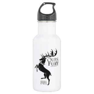 Baratheon Sigil - Ours is the Fury Edelstahlflasche