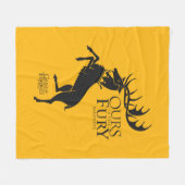 Baratheon Sigil - Ours is the Fury Fleecedecke (Vorderseite (Horizontal))