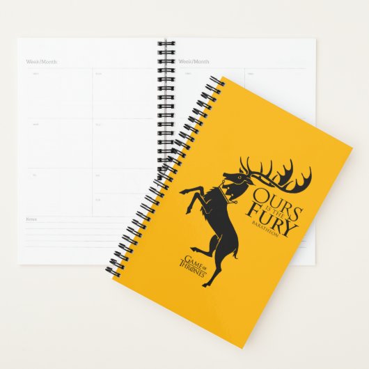 Baratheon Sigil - Ours is the Fury Planer (Anzeige)