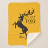 Baratheon Sigil - Ours is the Fury Sherpadecke (Vorderseite)