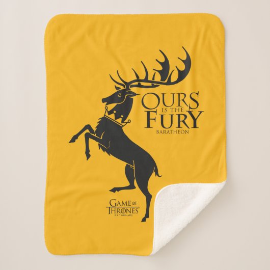 Baratheon Sigil - Ours is the Fury Sherpadecke (Vorderseite)