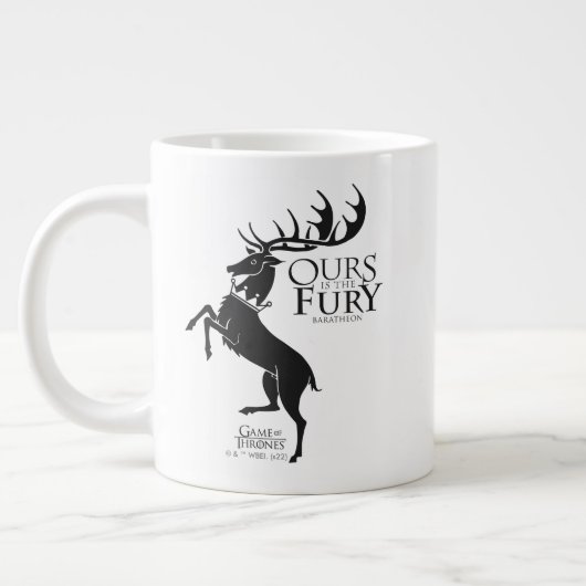 Baratheon Sigil - Uns ist das Fury Jumbo-Tasse (Links)
