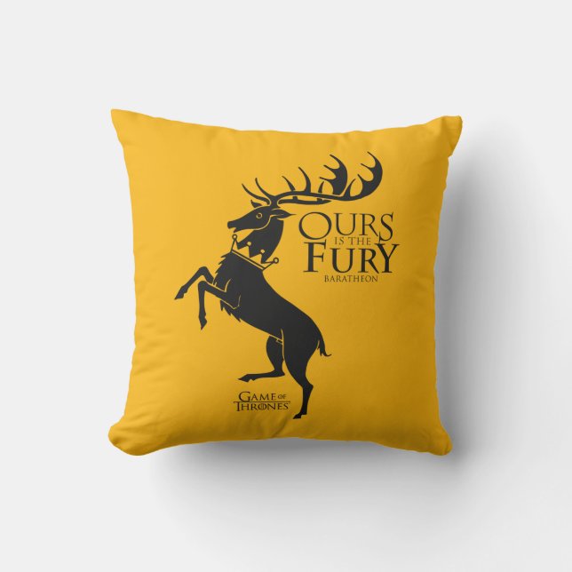 Baratheon Sigil - Uns ist das Fury Kissen (Vorderseite)