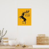 Baratheon Sigil - Uns ist der Zorn Poster (Küche)