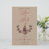 Barato de hadas Romántico Castillo de Garland Boda (Stehend Vorderseite)