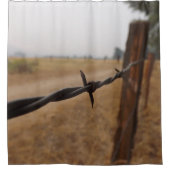 Barb-Draht-Zaun Duschvorhang (Vorderseite)