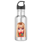 Barb Edelstahlflasche (Vorderseite)