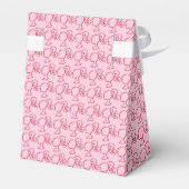 Barb Favor Boxen Geschenkschachtel (Rückseite)