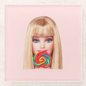 Barb Glass Coaster Glasuntersetzer (Vorderseite)