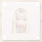 Barb Glass Coaster Glasuntersetzer (Rückseite)