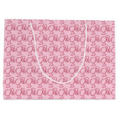 Barb Große Geschenktasche Geschenktüte (Rückseite)
