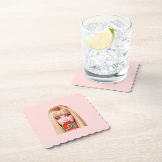 Barb Paper Coaster Untersetzer (Vor Ort)