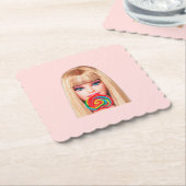 Barb Paper Coaster Untersetzer (angewinkelt)