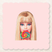 Barb Paper Coaster Untersetzer (Vorderseite)