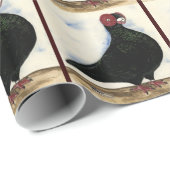 Barb Pigeon Watercolor Geschenkpapier (Rolleneckpunkt)