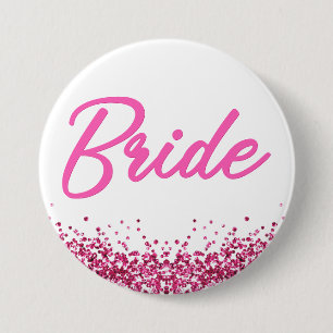 BARB Pink Malibu Puppe Themed Bride Bachelorette Button