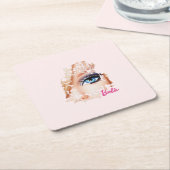 Barb Rechteckiger Pappuntersetzer (angewinkelt)