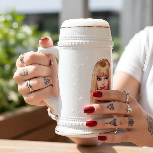 Barb Schminkdose Bierglas