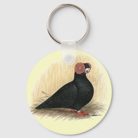 Barb: Standard Black Schlüsselanhänger (Vorderseite)