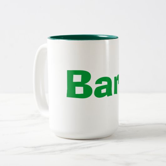 Barb-Tasse Zweifarbige Tasse (Vorderseite Links)