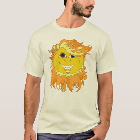 Barba Solenoide - Der bärtige Sun T-Shirt (Vorderseite)