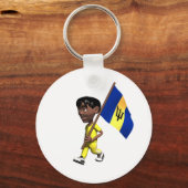 Barbadian Boy Schlüsselanhänger (Vorderseite)
