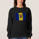 Barbadian Flag Barbados Sweatshirt (Vorderseite)